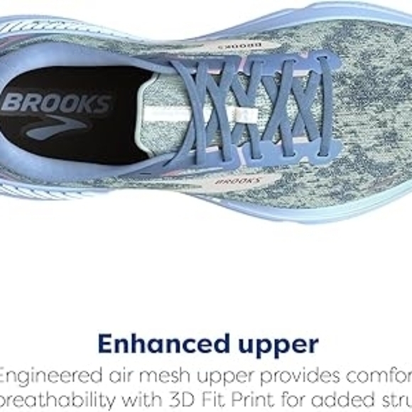 Brooks Women's Light Blue Adrenaline GTS Running Shoes - Picture 7 of 10